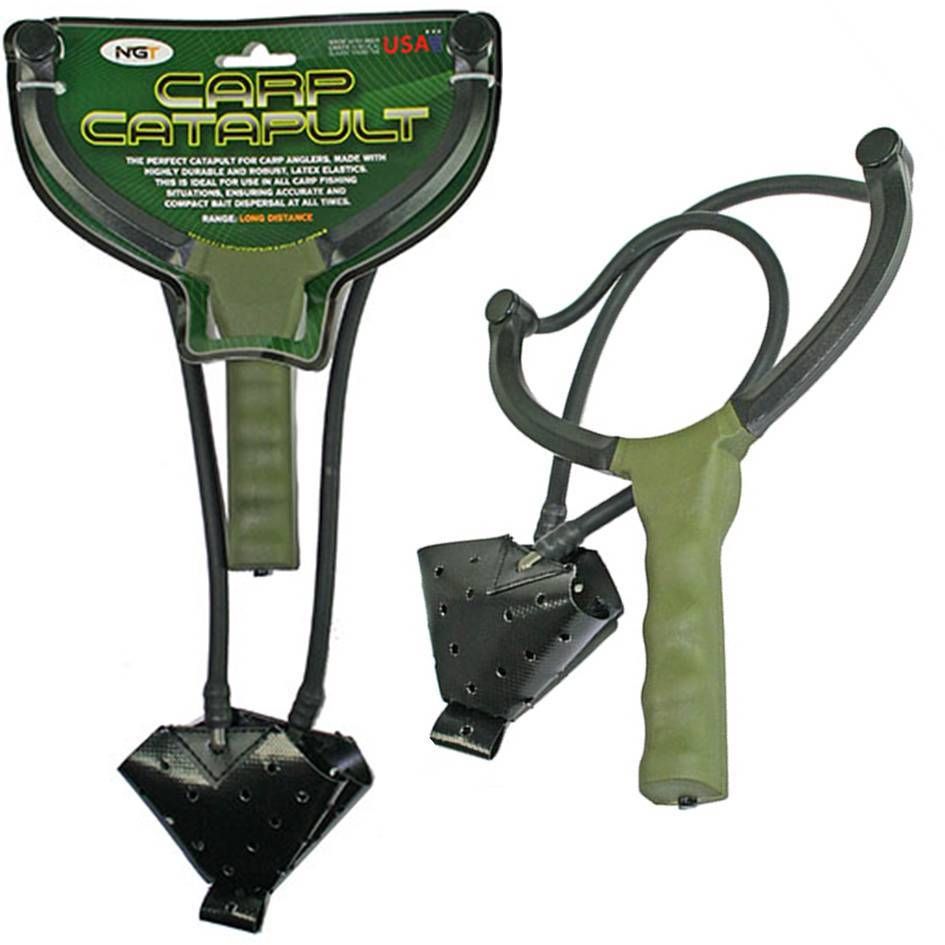 NEW NGT QUALITY MADE CARP FISHING CATAPULT FOR BAIT BOILIES PELLETS